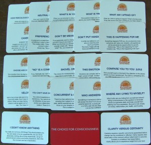 The Choice for Consciousness, Vol. 1 Tool Cards